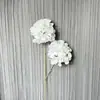 2 Cabezas de Hortensia Flores Artificiales, Flores Artificiales, Decoración de Salón de Bodas, Flores Guía de Camino, Arreglos Florales, Uso en Hotel y Hogar