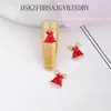 Joyería para uñas navideña transfronteriza celebridad de internet aleación calcetines de Navidad sombrero de Navidad alce taladro de uñas joyería al por mayor
