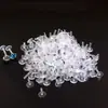 1.2 diámetro exterior 6~12 mm longitud base acrílica transparente base para uñas de labio accesorios para perforación base de repuesto