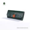Billetera Larga de Cuero Genuino Retro 2026 Original Hecha a Mano de Cuero Curtido Vegetal Bolso Multifuncional Billetera de Cuero Curtido Vegetal