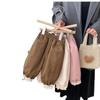 Pantalones de pierna ancha estilo western de primavera para todo tipo de atuendo Pantalones de primavera para niños con borde de encaje Pantalones para mujer Ropa exterior para mujer y bebé Pantalones casuales