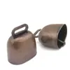 Direto da fábrica sino de vaca de metal sino de bezerro de estimação retrô bronze vermelho acessórios de sino de bronze Sino de Natal
