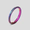 Anillo de acero inoxidable Arena Perla Esmerilada Anillo de pareja de moda simple de acero de titanio Moda europea y americana Anillo para el dedo índice de hombre