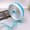 Cinta plana teñida sección línea 5 colores 2.53.8 degradado pétalo antiguo decoración lazo tocado cinta accesorios hechos a mano