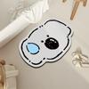 Felpudo de Barro de Diatomeas con Dibujos de Animales Lindos Transfronterizo para Baño, Absorbente de Agua, Secado Rápido, Antideslizante, Fácil de Cuidar