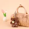 Ponto de Venda Dongdaemun Coreano Outono e Inverno Bolsa de Pelúcia Urso Pingente Laço Boneca Cartoon Boneca Decorativa Atacado