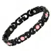 Bestseller transfronteiriço moda europeia e americana pulseira magnética completa removível cruzada liga ecológica com diamantes pulseira feminina ajustável