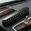 Señal de estacionamiento temporal, matrícula oculta, número de vehículo en movimiento, matrícula de vehículo en movimiento, creativa, multifuncional con número de teléfono del vehículo