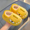 Nuevas Pantuflas de Algodón de Invierno 2026 para Niños con Talón para Niños y Niñas, Calientes, Forradas de Felpa, Impermeables, Combinación Padre-Hijo, para Niños Mayores y Pequeños