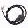 Conector macho de 16 pines/pin línea abierta Cable de extensión ELM327 Cable OBD2 1.5 m