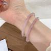 Pulsera de cascabel rojo cinabrio para el año de nacimiento, pulsera de oro morado de la suerte para parejas, protección corporal, pulsera para novias paso a paso, generación de cabello