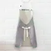 Delantal de Cocina Impermeable y a Prueba de Aceite, Bata sin Mangas con Dos Lados para Secarse las Manos, Delantal Rayado de Trabajo para Hombres y Mujeres