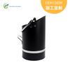 Suministro transfronterizo cubo de carbono oblicuo con asa cubo de hierro lámina de hierro galvanizada cubo de carbono herramienta de chimenea de metal negro