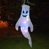Decoración de Halloween secador de pelo bandera fantasma bandera fantasma Pascua mueca sombría secador de pelo color brillante fantasma colgante de iluminación