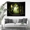 Yiwu Jit Pode Entregar Tecido para Fundo de Tapeçaria com um Design Simples de Floresta, um Item Popular na Temu, Shein, Amazon e Etsy