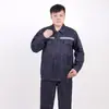 Roupa de Trabalho Terno Masculino Manga Longa Primavera e Outono Resistente ao Desgaste, Respirável e Resistente à Sujeira Canteiro de Obras Oficina Roupas de Proteção do Trabalho Faixa Refletiva Roupa de Trabalho