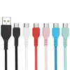 Cable de Datos Tipo-C de Silicona Líquida Macarrón Es Adecuado para Cable de Carga Súper Rápida Huawei Cable de Carga Letv Teléfono Móvil