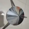 Cubierta a prueba de lluvia ventilación de techo tapa de chimenea tubo de escape de chimenea tapa cortavientos campana cónica cubierta cortavientos exterior