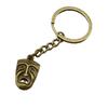 Llavero de Máscara Facial Triste Aleación de Bronce Colgante de Expresión 3D Shein Temu Aliexpress Amazon