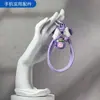 Lindo Colgante de Teléfono de Muñeca Fruta Estrella Colorido Cordón Tejido Corto Correa Colgante de Personaje de Dibujos Animados Duradera