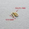 Hebilla de mano tejida en placa Cabeza de hebilla Caulis Caulis Pulsera Hebilla colgante Suéter Nudo de diamante Hebilla de cola Accesorios Pulsera de plata de Xizang Hebilla Xiangyun