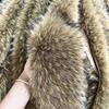 Gola de Pelo Sintético de Guaxinim Jaqueta Acolchoada Casaco de Algodão Casaco com Gola de Pelo Sintético Roupas Hanfu Acessórios para Roupas Fabricante Atacado