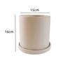 Vasos de Barro para Flores de Cerâmica de Média Temperatura Queimados Simplesmente Podem Ser Coloridos e Pintados por DIY, Absorvem Água e Controlam Raízes, Vasos de Cerâmica Grossa para Plantas Verdes