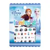 Pegatinas Luminosas para Uñas Frozen Pegatinas de Uñas de Dibujos Animados de Princesas para Niñas Pegatinas para Uñas No Tóxicas con Sabor para Niños Bebés
