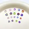 Nova Guirlanda Colorida Transfronteiriça Acessórios de Unhas DIY Flores de Gelo Transparentes Capa de Celular Brincos Acessórios de Cabelo