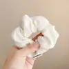 Encaje Francés Anillo para el Cabello de Intestino Grueso para Mujer Sentido de Alta Gama Tamaño Grande Flor para el Cabello Dulce Cuerda para el Cabello Combinable Cuerda para el Cabello