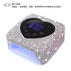 Lámpara de terapia de luz para uñas inalámbrica nueva transfronteriza, taladro adhesivo, luz para uñas, almacenamiento de energía de batería de litio, máquina de terapia de luz para uñas de horneado y secado