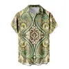 Camisa de Manga Corta Nueva de Venta Caliente para Hombre Vacaciones en Hawái Llamas Impresión 3D Casual Versátil Top para Hombre 2024