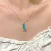 Venda Quente Transfronteiriça Colar de Concha Marinha Estrela do Mar Dopamina Corda Colorida Pingente de Cerâmica Colar Boho de Verão Feminino