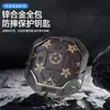 Estojo de Chave Jietu Traveler para Carro Chery Jietu Shanhai T2, Carcaça de Metal de Alta Qualidade com Capa de Couro Integral, Unissex