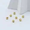 Banho de Cobre com Ouro Real 14K Contas de Abóbora Enrugadas Estrela e Lua Bodhi Colar Pulseira DIY Contas Soltas Contas Espaçadoras Direto do Fabricante