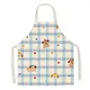 Delantal con Estampado de Dibujos Animados, Impermeable y a Prueba de Aceite, con una Característica para Secarse las Manos, Bata de Cocina para Cocinar, Alto Valor Estético, Delantal de Trabajo para Uso Doméstico
