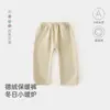 Nuevos estilos de otoño e invierno para ropa de bebé: Pantalones casuales de forro polar suave, pantalones largos de grado A para bebé de cintura media, con diseño de entrepierna abierta, corte holgado, adecuados para usar al aire libre en otoño