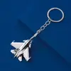 Chaveiro de modelo de avião em liga chaveiro céu vazio modelo de caça do exército pingente de chave de carro venda quente de comércio exterior