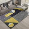 Escena 3D simple Alfombra roja de moda sala de estar dormitorio mesa de café cojín de sofá rectangular linda habitación mesita de noche venta al por mayor