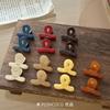 Temperamento Japonés y Coreano Sentido de Alta Gama Color Lindo Mini Tamaño Pequeño Clip de Princesa Clip Pequeño de Agarre Clip para Flequillo Clip para el Cabello de Celebridad de Internet Accesorios para el Cabello