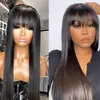 Nuevo Producto 2025 Amazon Peluca Europea y Americana Peluca de Mujer Flequillo Recto al Aire Peluca Corta Recta Bobo Cabello Corto
