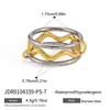 Anillo superpuesto de acero inoxidable europeo y americano Jingqiao, anillo personalizado de alta calidad con sensación de mano de acero de titanio, joyería de anillos transfronterizos