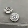 Botones redondos de circón de colores para manualidades, estilo pequeño y fragante, accesorios para abrigos y tocados, botones chapados en cobre, accesorios de joyería al por mayor