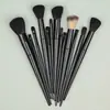 Novo Conjunto de 13 Pincéis de Maquiagem Sijiqing com Cerdas Ultra Macias, Incluindo Pincel para Pó, Pincel para Iluminador, Pincel para Blush e Pincel para Sombra, Conjunto Completo em Estoque