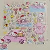 Escapada de Fin de Semana de KittyPegatinas de Dibujos Animados Lindos Hello Kitty en Relieve para Decoración DIY de Barco de Pesca