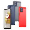 Funda para teléfono MOTO G73 cepillada G23, funda suave de silicona anticaídas con todo incluido, funda para teléfono MOTO G13