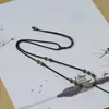 Cadena para Clavícula Ajustable Estilo Étnico Cuerda Colgante Jade Hetian Cuerda Simple Versátil