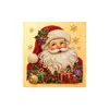 Set de Arte de Pintura de Perlas Navideñas DOWMOO - Decoraciones de Pegatinas de Diamantes Terminadas para Crear una Atmósfera Festiva