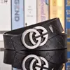 Cinturón de Cuero para Hombre de Moda Celebridad de Internet Tiktok Cinturón de Piel de Vaca Casual para Hombre Transfronterizo Cinturón Negro para Pantalones Hombres Cuadros