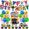 Decoración para Fiesta de Cumpleaños de Poppy Playtime Banner Banderín Set de Globos